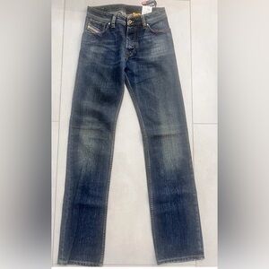 New Diesel Zavor Jeans Men's Size 28x34 straight leg Blue Denim Pant